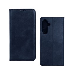 CAPA DE COURO COM BOLSO INTERNO PARA SAMSUNG GALAXY A54 PRETO AZUL CAPA DE COURO COM BOLSO INTERNO PARA SAMSUNG GALAXY A54 PRETO AZUL